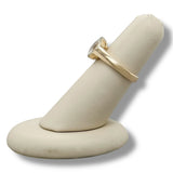 14K Y Gold 1.57ctw E/VVS2 Oval Lab Created Diamond Ring  IGI