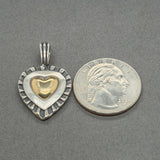 Estate SS 14 Heart Pendant