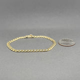Estate 14K Y Gold 4.9mm Curblink Bracelet