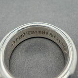 Estate Tiffany & Co. SS 1837 Wide Concave Ring