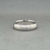 Estate Platinum 5.7mm Satin Stepped Ring
