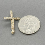 Estate 14K Y Gold 29.0mm Cross Pendant