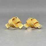 Estate Tiffany & Co. 18K Y Gold Bow Earrings