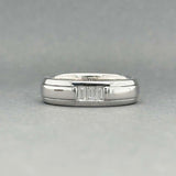 Estate 18K W Gold 0.33ctw H/VS1-SI1 Diamond Men’s Ring