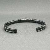 Estate Tiffany & Co. Black Titanium 1837 Cuff Bracelet