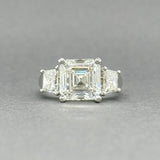 Estate Platinum 5.10ctw I/VVS2-VS1 Diamond Eng. Ring