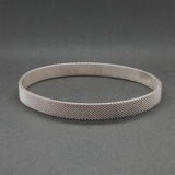 Estate Tiffany & Co. SS Somerset Mesh Bangle Bracelet