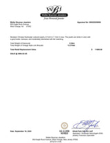 Estate 18K Y Gold Freshwater Pearl & 0.36ctw Diamond Bracelet