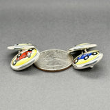 Estate SS Enamel Race Car Cufflinks