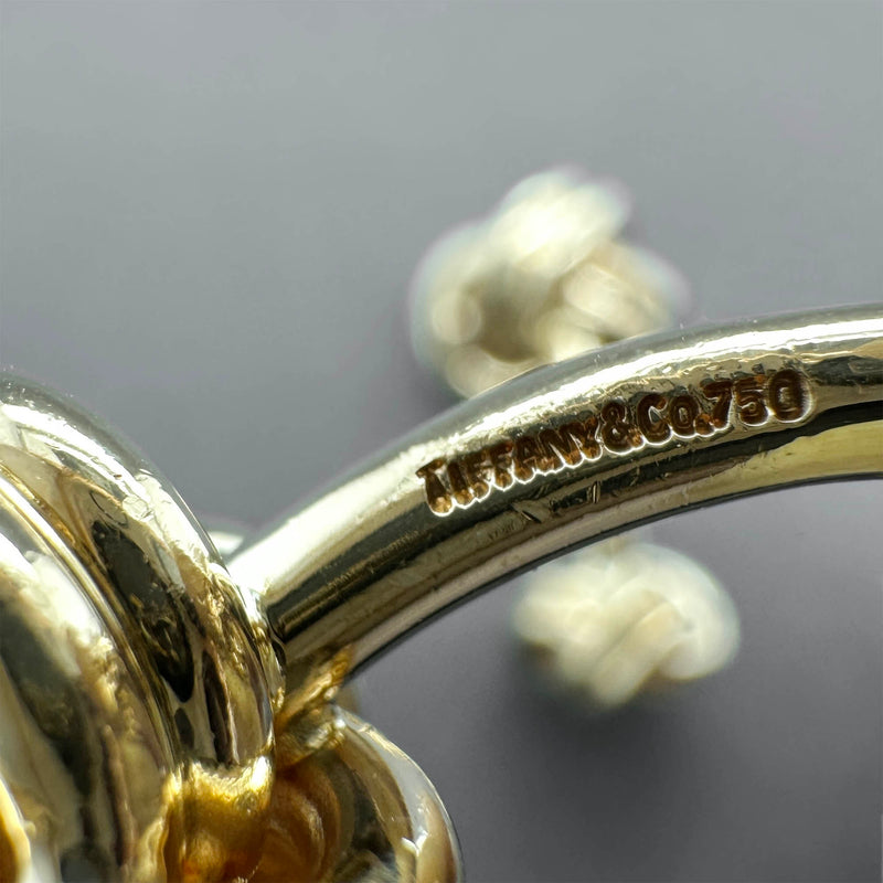 Estate Tiffany & Co. 18K Y Gold Love Knot Cufflinks
