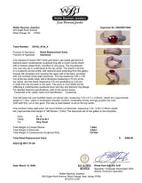 Estate 18K W Gold 1.04ct Ruby & 0.64ctw Diamond Ring