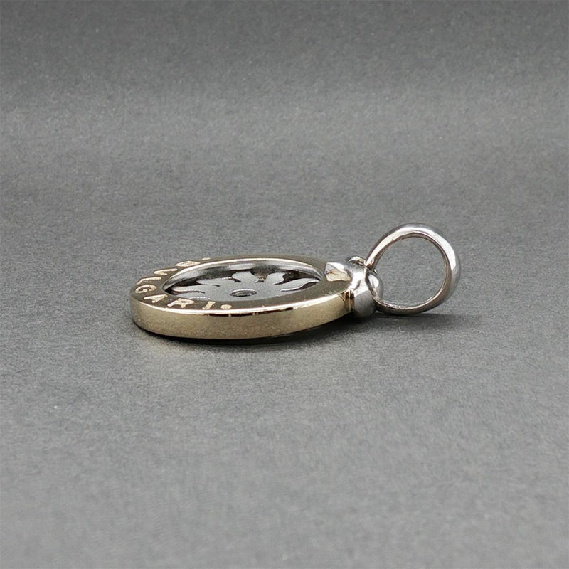 Estate Bulgari 14K TT Gold Tondo Sun Pendant