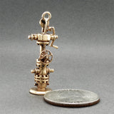 Estate 14K Y Gold Oil Drilling Charm