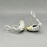 Estate David Yurman SS 14 Thoroughbred Shrimp Earrings