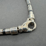 Estate Tiffany & Co. SS Hematite Aztec Zigzag Necklace