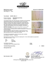 Estate 14K Y Gold 1.13ctw F-G/SI1-I1 Diamond By The Yard Necklace