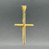 Estate 14K TT Gold 44.7mm Crucifix Pendant