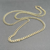 Estate 14K Y Gold 3.9mm 20.5” Concave Curb Link Chain