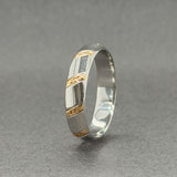 Estate Platinum & 18 4.8mm Wedding Ring