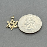 Estate 14K Y Gold Mini Star of David Pendant