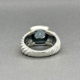 Estate David Yurman SS 14 2.39ct Blue Topaz Albion Ring