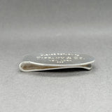 Estate Tiffany & Co. SS Oval Money Clip