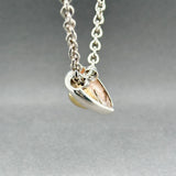 Estate Movado SS 18 Heart Pendant