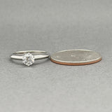 Estate Tiffany & Co. Platinum 0.53ct F/VS1 Diamond Engagement Ring