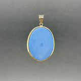 Estate 10K Y Gold Plastic Mother & Child Cameo Pendant