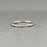 Estate 14K W Gold 2.0mm Polished Ring
