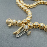Estate 14K Y Gold 3.90ctw I-J/SI2 Diamond Anklet