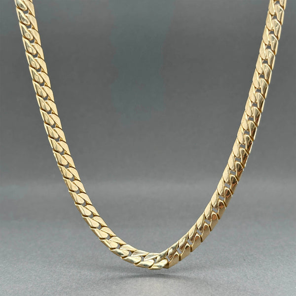 Estate 14K Y Gold 4.66mm 19” Curb Link Chain