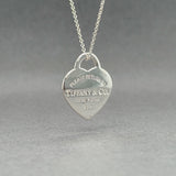 Estate Tiffany & Co. SS Small Heart Pendant