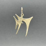 Estate 14K Y Gold Chai Pendant
