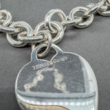 Estate Tiffany & Co. SS Heart Tag Necklace