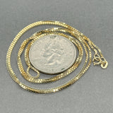 Estate 14K Y Gold 0.8mm 24.25” Box Chain