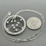 Estate 14K W Gold 2.75ctw G-H/VS2-SI1 Diamond Pendant