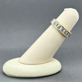 Estate 18K Y Gold 3.64ctw F-G/VS2-SI1 Diamond Eternity Ring