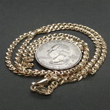 Estate 18K Y Gold 3.26mm Mariner 19.5” Chain