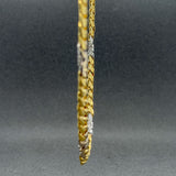 Estate Braccio 18K Y Gold 0.47ctw I-J/I1 Diamond Curb Link Chain