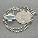 Estate Tiffany & Co. SS Roman Cross Pendant