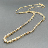 Estate 14K Y Gold 2.38ctw F-G/SI1-2 Diamond Riviere Necklace