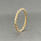 Estate 14K Y Gold Twisted 2.0mm Ring