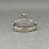 Estate 14K W Gold Claddagh Ring