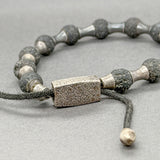 Estate William Henry SS Lava Stone Bead Bracelet