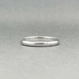 Estate 18K W Gold 2.44mm Wedding Ring