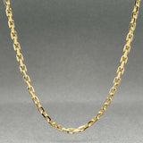 Estate 18K Y Gold 2.7mm 28” Cable Chain