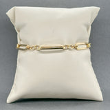 Estate 18K Y Gold 5.8mm Figaro Bracelet