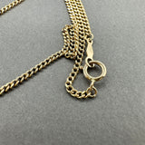 Estate 14K Y Gold 1.74mm 15.5” Curb Chain
