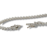 14K W Gold 3.75ctw E-F/VVS2 Lab Created Diamond Tennis Bracelet